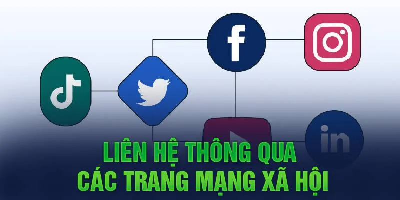 Liên hệ thông qua các trang mạng xã hội