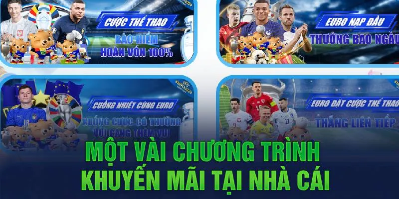 Một vài chương trình khuyến mãi tại nhà cái