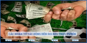 Các nhân tố tác động đến soi kèo trực tuyến